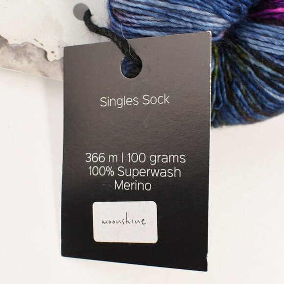 Olann Singles Sock Yarn 100% Superwash Merino Wool Hand Dyed Moonshine - Picture 3 of 3